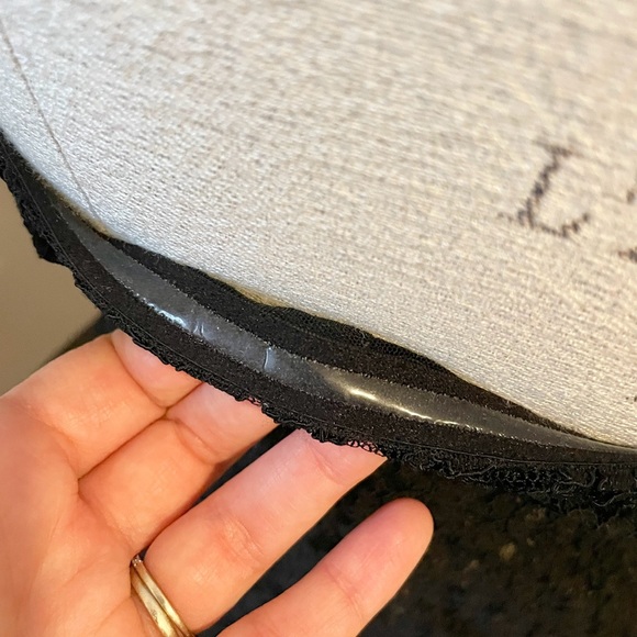 Y2K Vintage black lace Moda International halter top - Picture 7 of 14